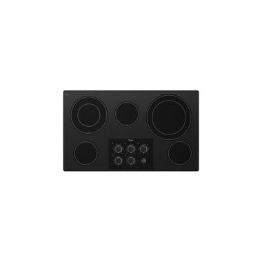 Whirlpool G7CE3635XB Gold 36 Black Electric Smoothtop Cooktop
