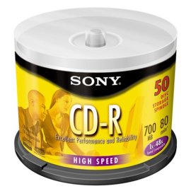 Sony 700 MB/80-minute 48x CD-R