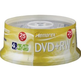Memorex 4.7GB 4x DVD+RW Media