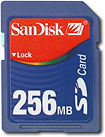 SanDisk SDSDB-256-A1O 256 MB Secure Digital Card