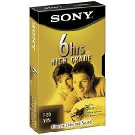 SONY T120HG Blank VHS Video Tape