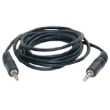 QVS CC400M-06 3.5 MM Male to Male Audio Cable ? 6 Feet