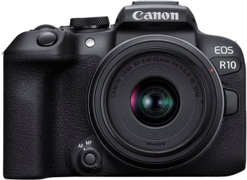 Canon EOS R10 Mirrorless Camera with RF-S 18-45 f/4.5-6.3 IS STM Lens with 24.2 Megapixel CMOS (APS-C) sensor, 5331C009