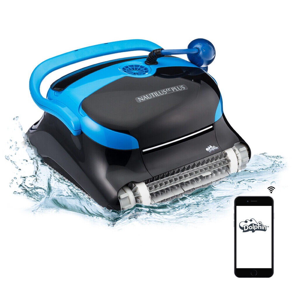 Dolphin Nautilus CC Plus Robotic Pool Vacuum Cleaner with Wi-Fi for In Ground Pools up to 40 ft, 99996406-PCI
