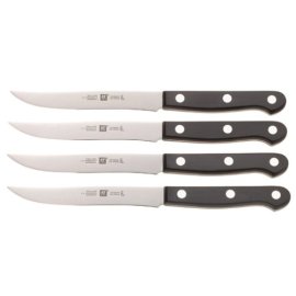 Henckels Gourmet High-Carbon Stainless Steel Steak Knives, Set of 4