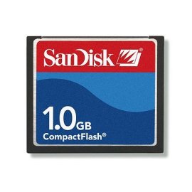 SanDisk SDCFB-1024-A10 1GB CF Type 1 Card