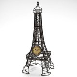 Eiffel Tower Table Clock
