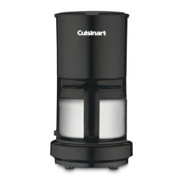 Cuisinart DCC-450BK 4-Cup Coffeemaker with Stainless Steel Carafe, Black