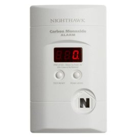Kidde Nighthawk 900-0076 AC Powered Plug-in Carbon Monoxide Alarm Premium Plus
