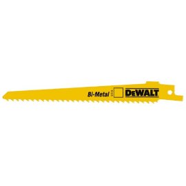 DEWALT DW4803 9" 6TPI Taper Back Bi-Metal Reciprocating Blade, General Purpose Wood (5-Pack)