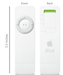 Apple 1 GB iPod Shuffle MP3 Player M9725LL/A