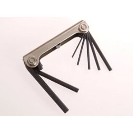 7-In-1 Metric Small Fold-Up Hex Key Set