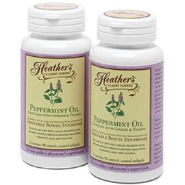 Heather's Tummy Tamers ~ Peppermint Oil Capsules (2 bottles)