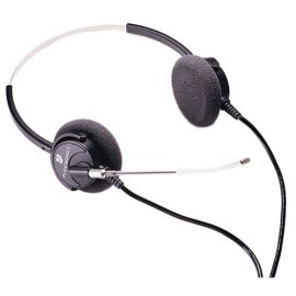 Plantronics Supra Binaural Headset Includes 1 Extra Voice Tube
