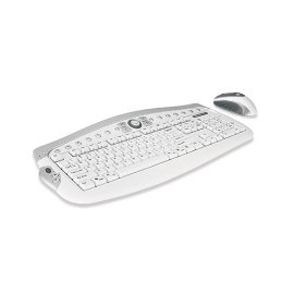 Kensington PilotBoard Wireless Desktop for Mac with Keyboard, Mouse, Wrist Rest (64382)