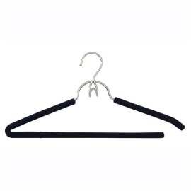 Add-A-Suit Friction Hanger with Trouser Bar - Black - Set of 3