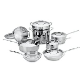 Cuisinart Chef's Classic Stainless 14-Piece Cookware Set