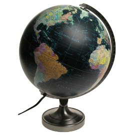 Illuminated Globe Black Ocean Globe by Replogle 81501