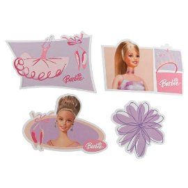 Barbie(TM) Prepasted Wallpaper Cutouts - Ballet
