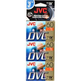 JVC Mdv60du3 Jvc 60 Min Minidv Tape 3 Pack