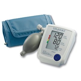 LifeSource UA-705VL Advanced Manual Inflate Blood Pressure Monitor with Large Cuff and Pressure Rating Indicator