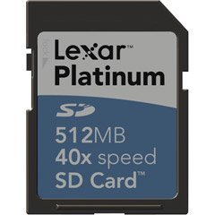 Lexar MSDP512-40-664 512 MB Platinum II Memory Stick Pro Duo