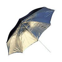 JTL 36" Gold Reflective Photographic Umbrella with Black Back