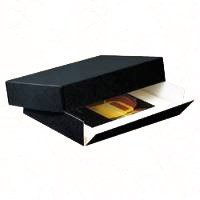 Adorama Archival 11" x 14" Print Storage Box, Drop Front Design, 11 1/2" x 14 1/2" x 3", Exterior Color: Black