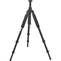 Giottos GB Series Black Pro Classic 3 Section Tripod Legs, Reversable Column, 54" Max Height, with Case & Strap, Capacity 9.9 lbs.