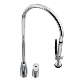 KOHLER ProMasterÂ® Kitchen Faucet, Polished Chrome #K-6330-CP