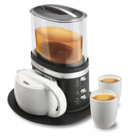 Zarafina Tea Maker Suite with Ceramic Tea Pots, Cups, and Serving Tray