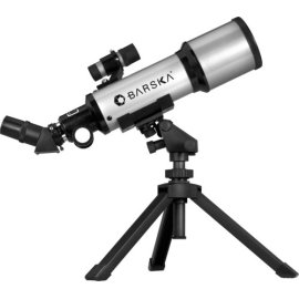 Barska Starwatcher 400x70mm Refractor Telescope w/Tabletop Tripoc & Carry Case