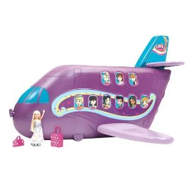 Polly Pocket Polly-Tastic Jumbo Jet Playset