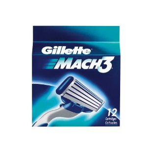 Gillette Mach3 Cartridges (12-Pack)