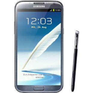 Samsung Galaxy Note 2 16GB Unlocked Phone (N7100, White or Grey)