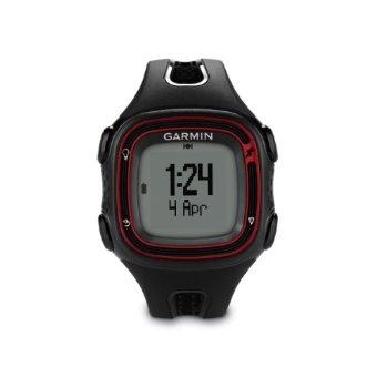 Garmin Forerunner 10 Men's GPS Watch (Black/Red)