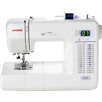 Janome 8077 Computerized Sewing Machine with 30 Built-In Stitches