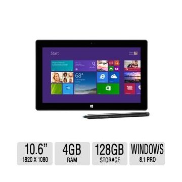 Microsoft Surface Pro 2 Tablet (128GB, Dark Titanium)