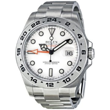 Rolex Oyster Perpetual Explorer II Mens Watch, White 216570