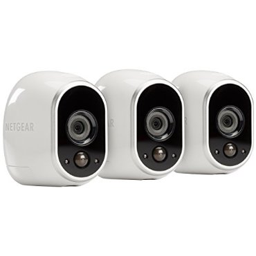Arlo Smart Home Security Camera System - 3 HD, 100% Wire-Free, Indoor/Outdoor Cameras with Night Vision (VMS3330) by NETGEAR