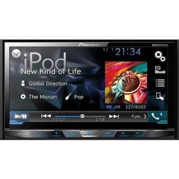 Pioneer AVH-X5700BHS 7 Double-DIN DVD Receiver with Motorized Display, Bluetooth, Siri Eyes Free