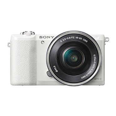 Sony Alpha a5100 16-50mm Interchangeable Lens Camera with 3 Flip Up LCD (White)