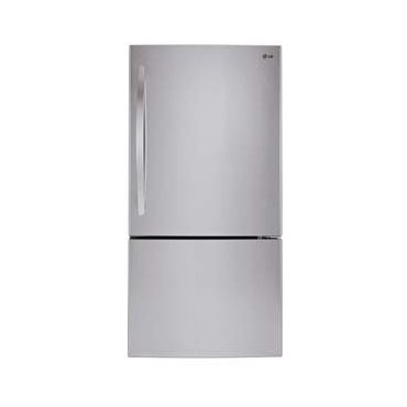 LG LBC24360ST 23.8 Cu. Ft. Stainless Steel Bottom Freezer Refrigerator - Energy Star