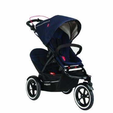 phil&teds Navigator Buggy with Second Seat, Midnight Blue