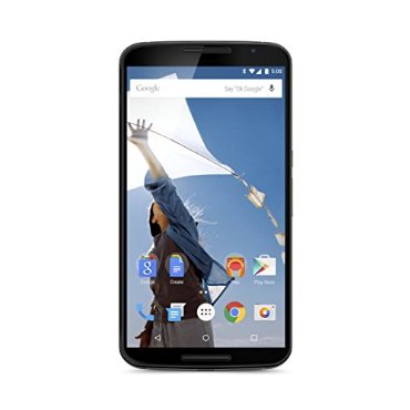 Motorola Nexus 6 Unlocked Cellphone, 32GB, Cloud White (U.S. Warranty)