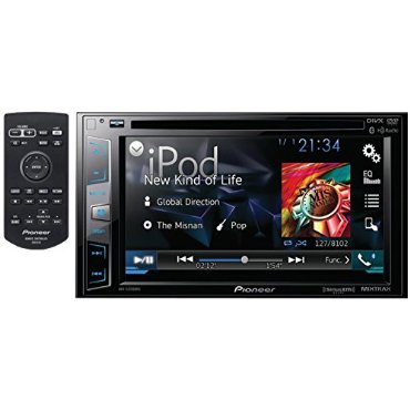 Pioneer AVH-X3700BHS DVD Receiver with 6.2" Display, BT, Siri Eyes Free, Sat-Ready, HD Radio, Android Music Support, Pandora, and Dual Camera Inputs