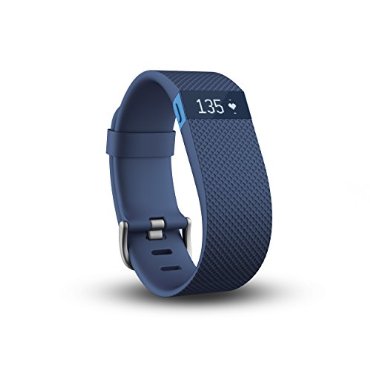 Fitbit Charge HR (Blue, Large)