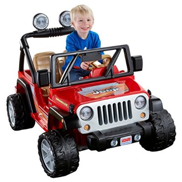 Power Wheels Jeep Wrangler - Lava Red & Black