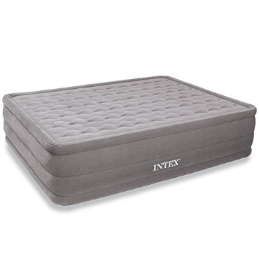 Intex Ultra Plush Queen Air Mattress Bed with Built-in Pump (66957E)