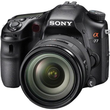Sony Alpha a77 Digital SLR 24.3 MP with 16-50mm Zoom Lens (SLT-A77VQ)